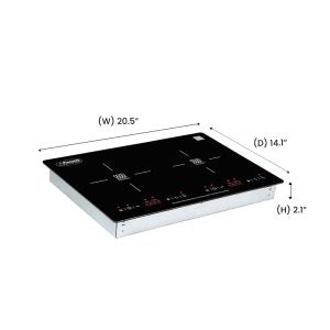 Plaque à induction double - Pinnacle Appliances BIC202